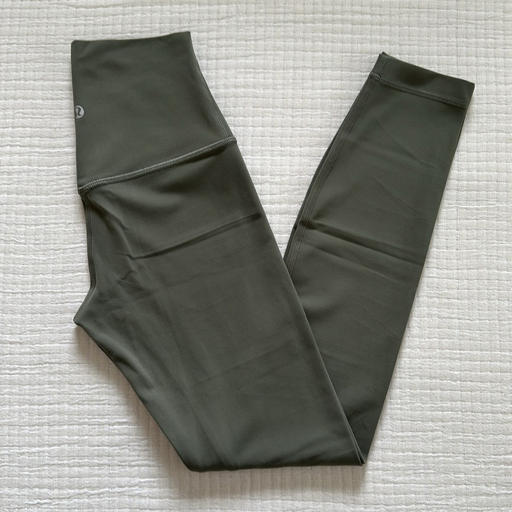 NWOT Lululemon Align High Rise Leggings - Green - Size 2 - 25 Length
